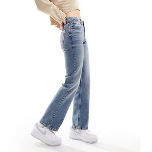 Stradivarius straight leg jeans in vintage wash
